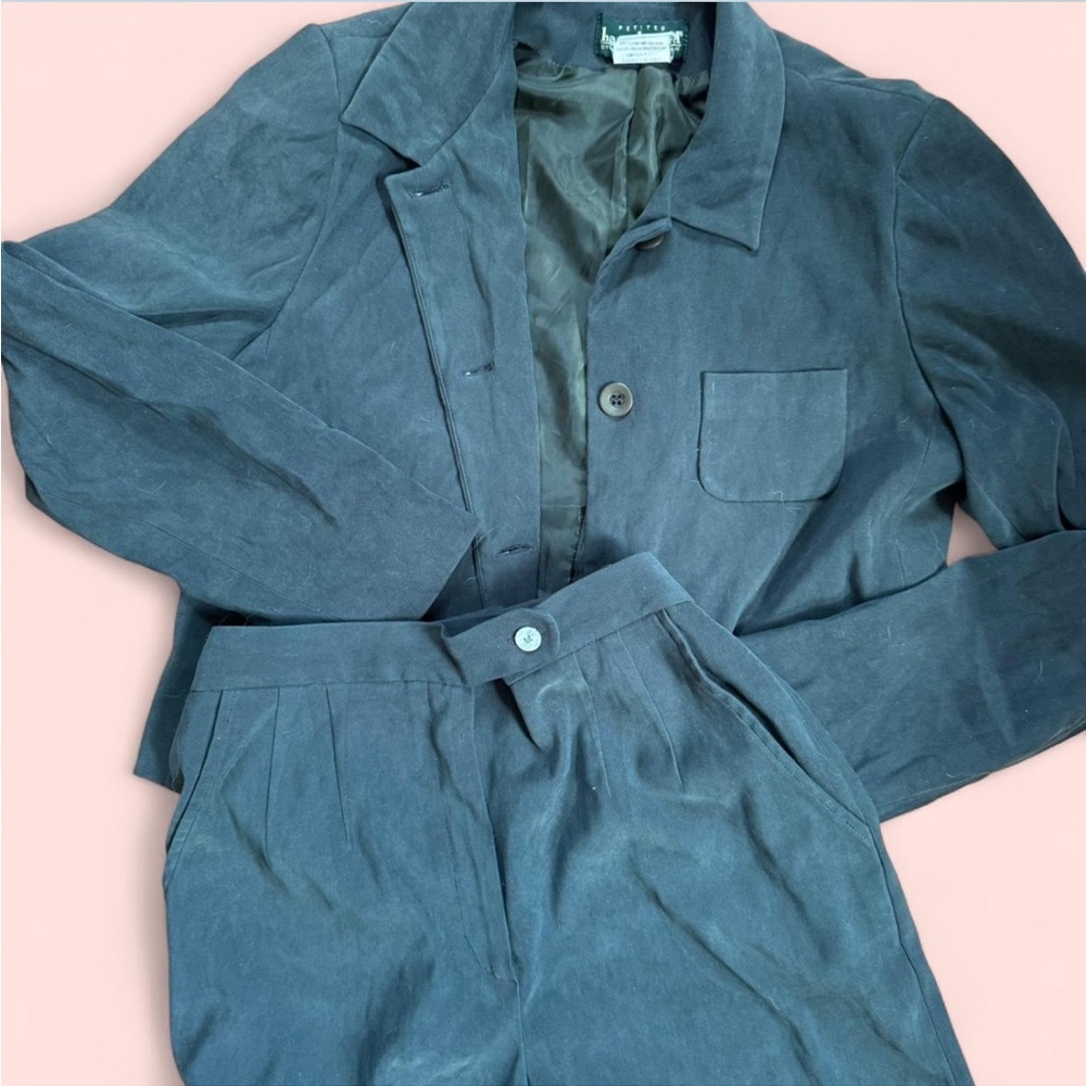 Harve Benard Green Suit